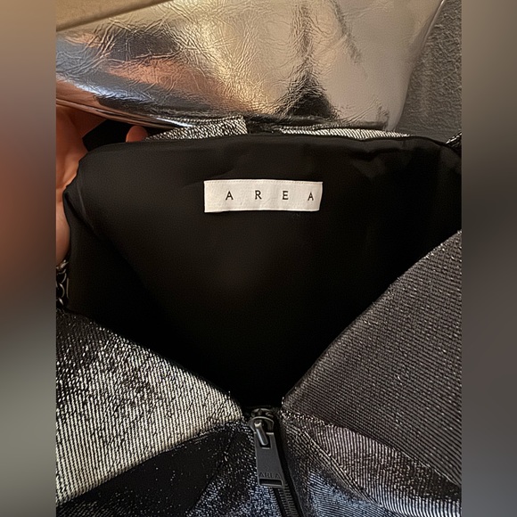 Brand new never worn Area Metallic corset top - Picture 5 of 7